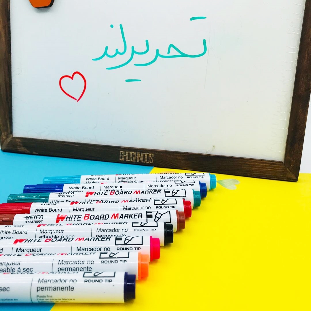 تصویر ماژیک وایت برد بیفا Beifa بسته 9 عددی