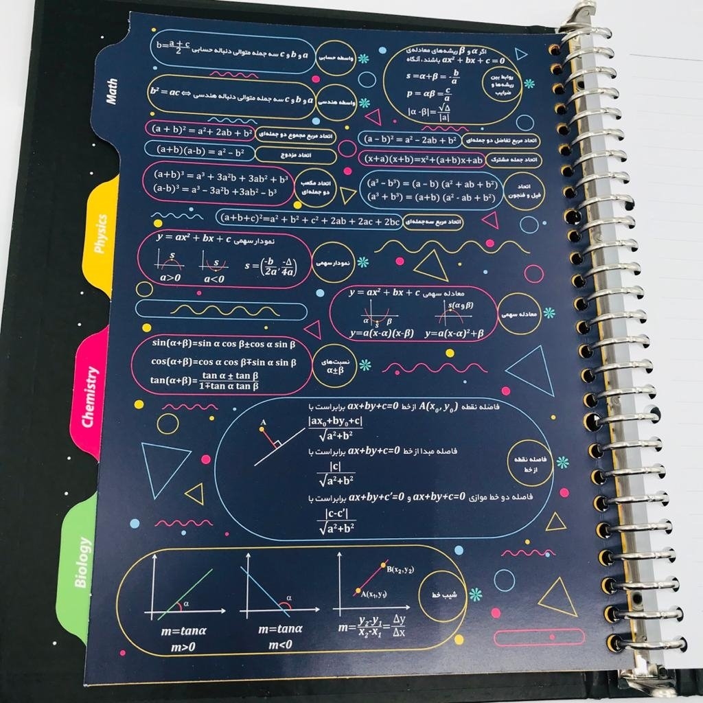 تصویر دفتر کلاسوری دات نوت مدل My Science