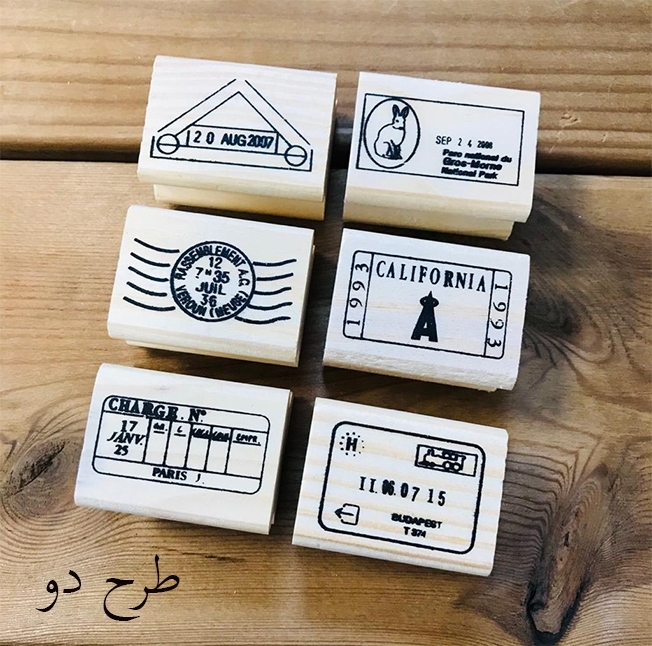 تصویر مهر فانتزی طرح پست