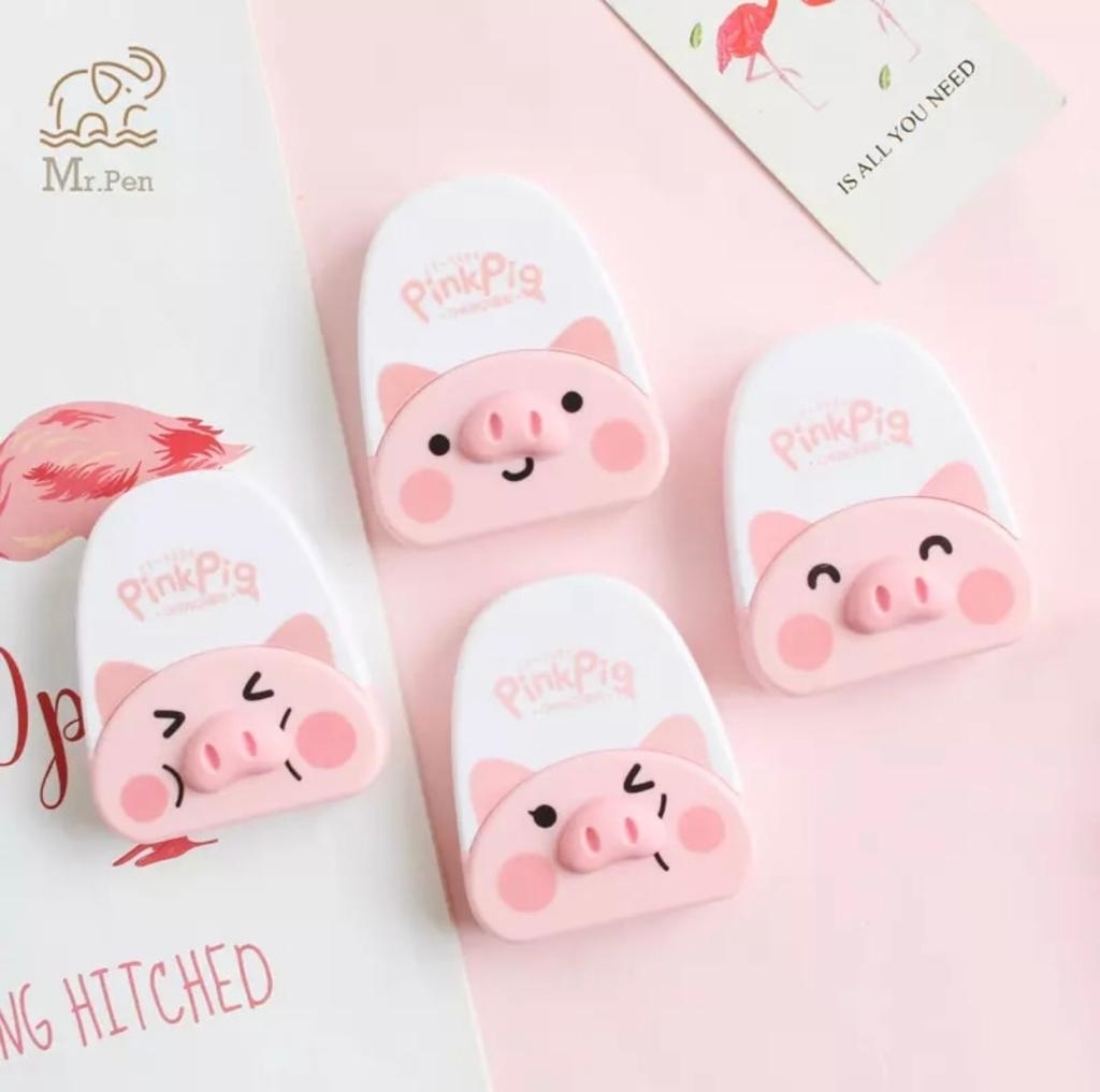 تصویر غلط گیر نواری خوک Pink Pig مدل CT-3486