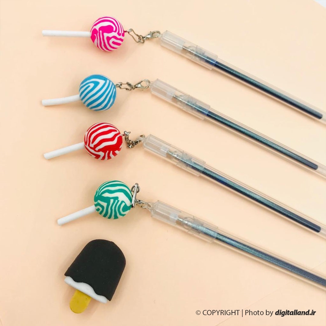 تصویر خودکار طرح آبنبات گرد Lollipop