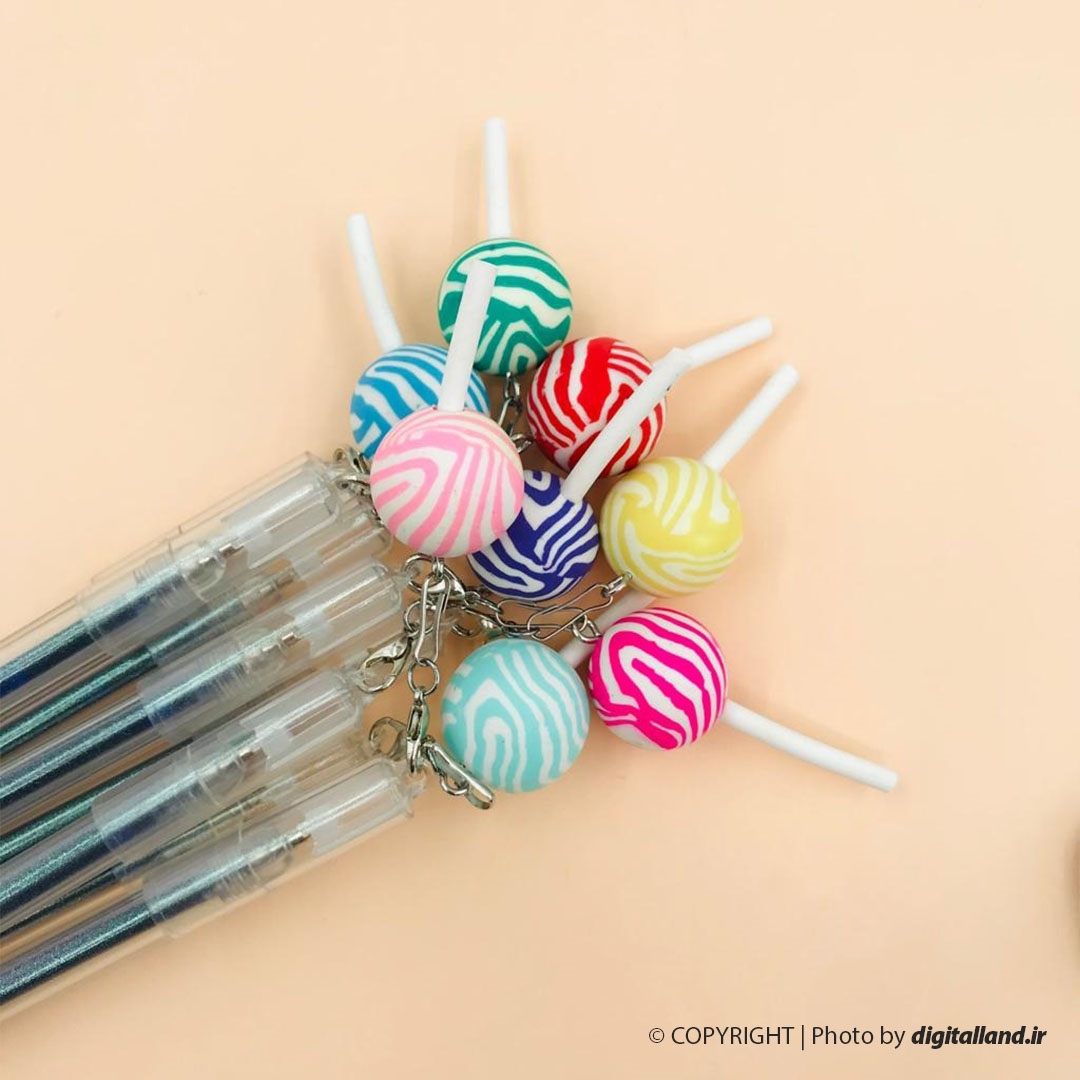 تصویر خودکار طرح آبنبات گرد Lollipop