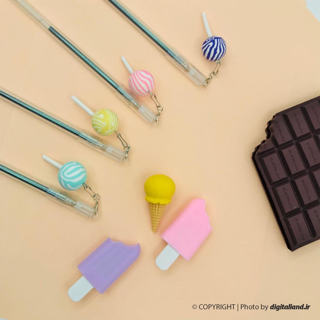 تصویر خودکار طرح آبنبات گرد Lollipop