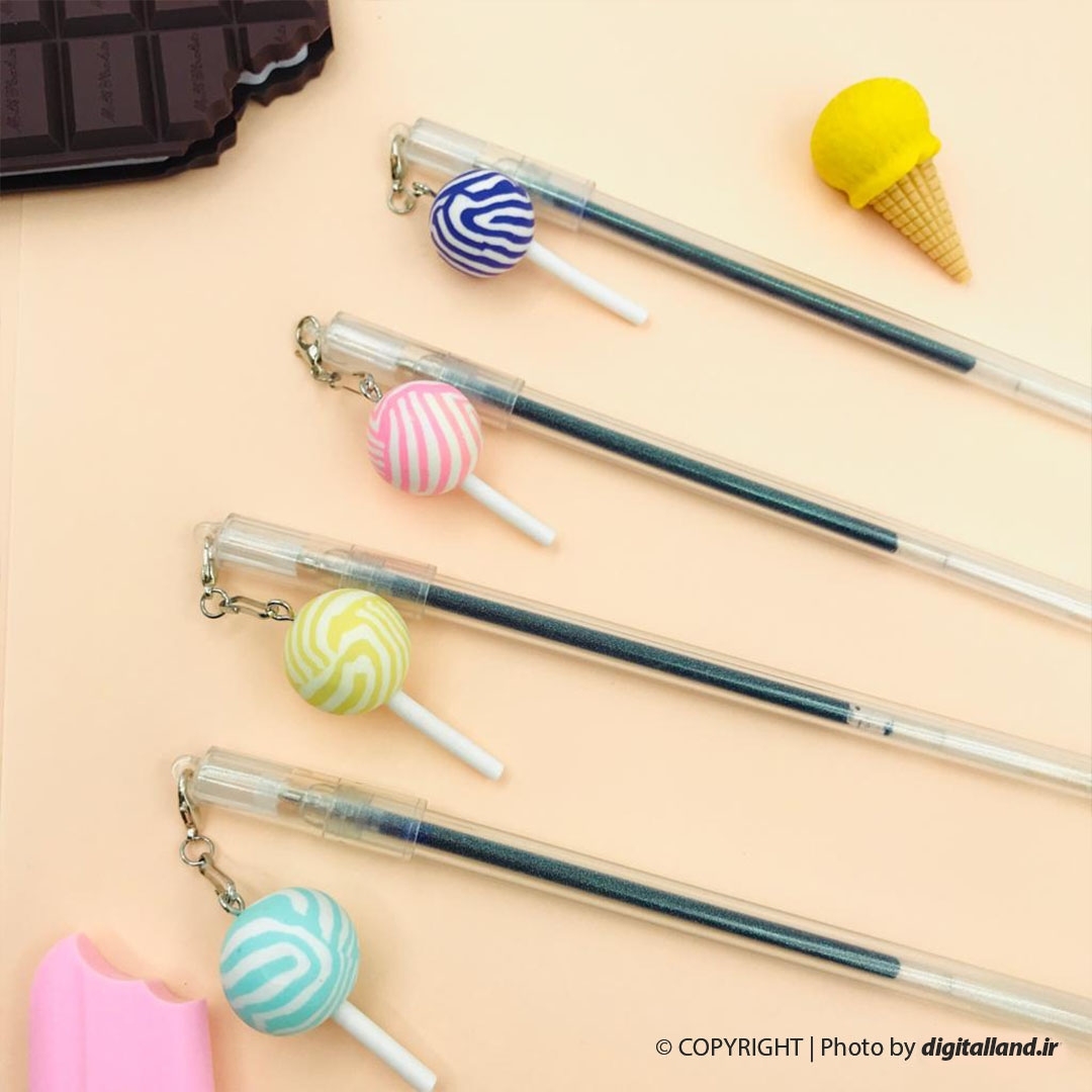 تصویر خودکار طرح آبنبات گرد Lollipop