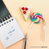تصویر خودکار طرح آبنبات پیچی Lollipop