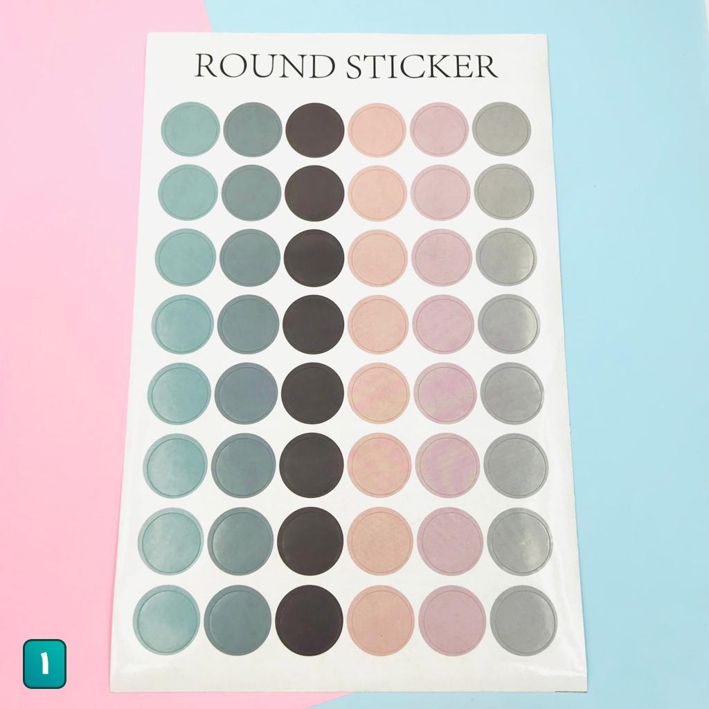 تصویر استیکر دایره ای Round Sticker