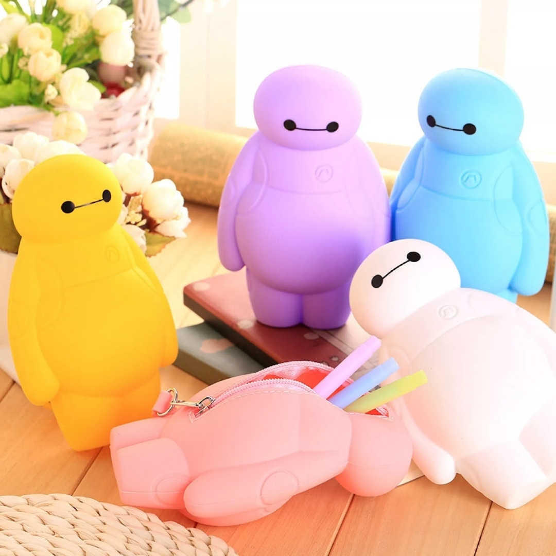 تصویر جامدادی سیلیکونی طرح بیمکس Baymax