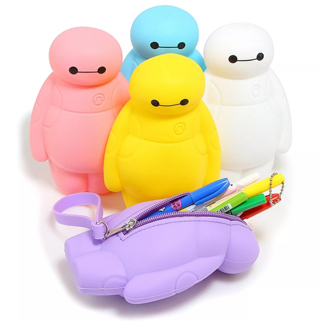 تصویر جامدادی سیلیکونی طرح بیمکس Baymax
