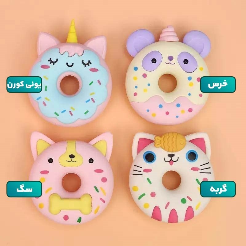 تصویر پاک کن دونات گربه Qihao QH-8421
