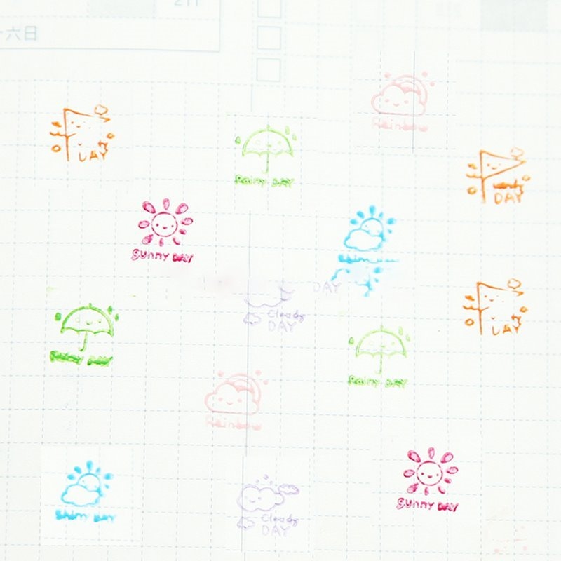 تصویر مهر شیشه ای Schedule Stamp