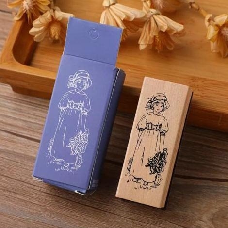 تصویر مهر چوبی طرح زندگی Merrytree