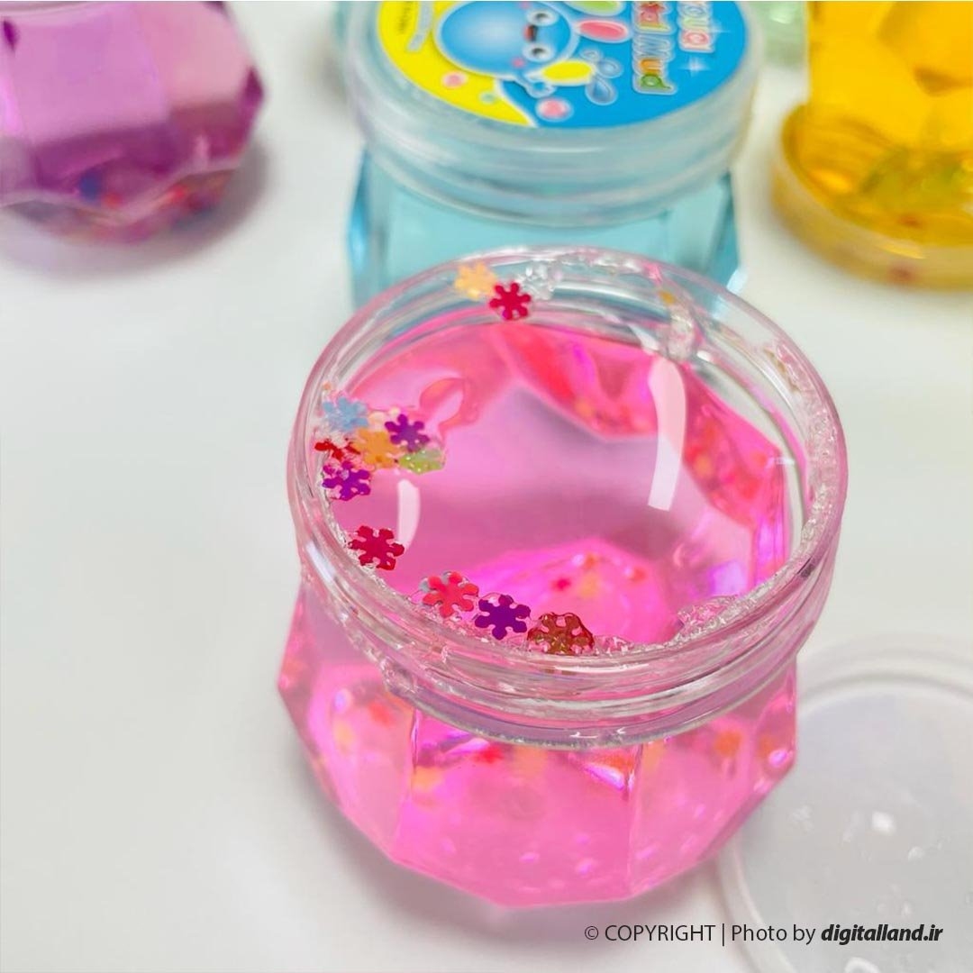 تصویر اسلایم Crystal Mud طرح الماس