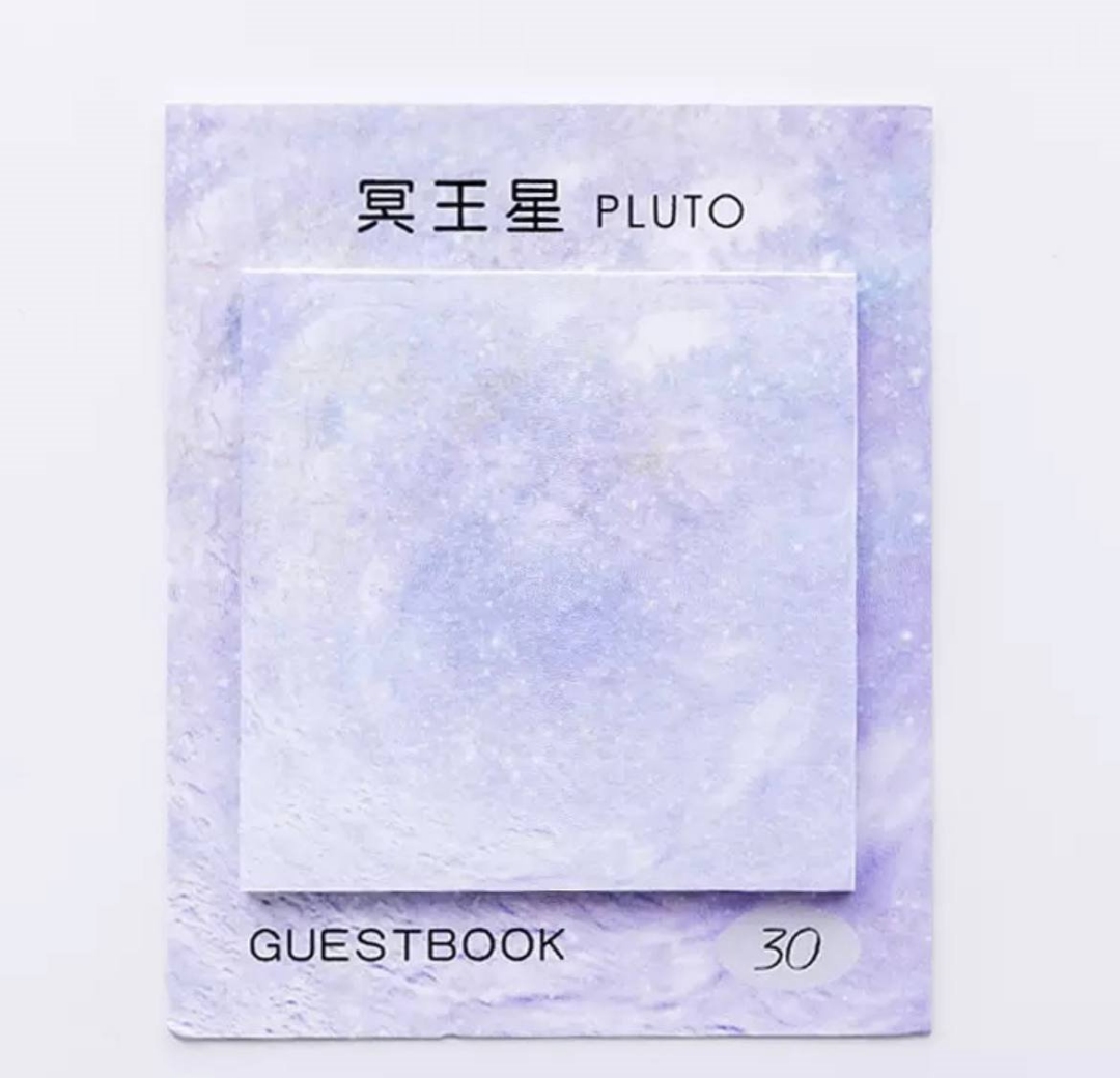 تصویر استیک نوت سیاره Guest Book
