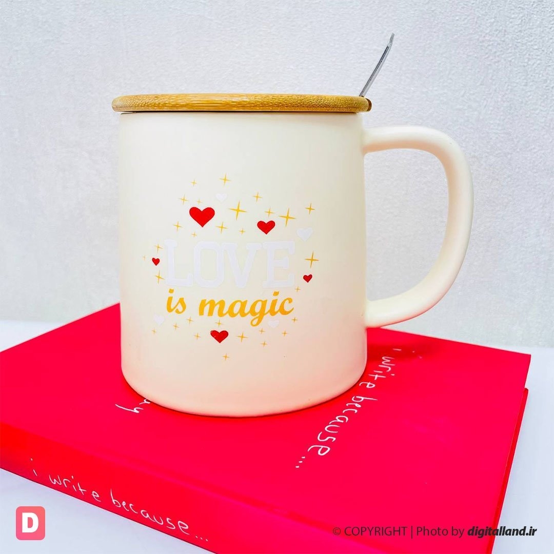 تصویر ماگ سرامیکی طرح Love