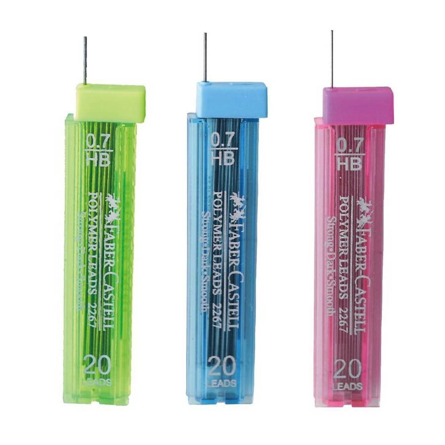 تصویر نوک مداد مکانیکی فابرکاستل 0.7 Polymer Leads