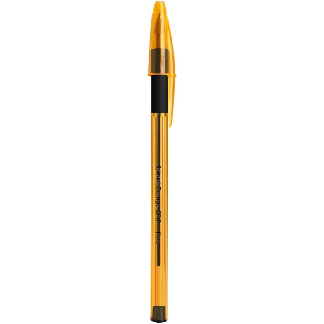تصویر بلیستر 4 عددی خودکار بیک Orange Grip Fine