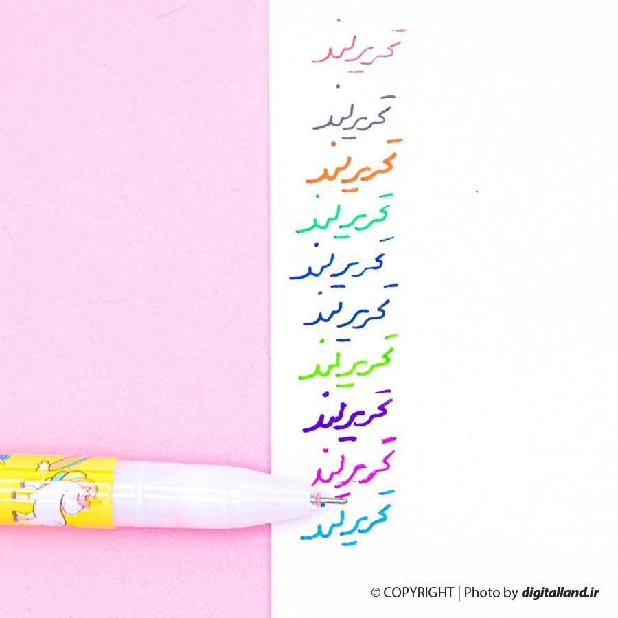 تصویر بسته روان نویس ده عددی هپی دی یونیکورن HappyDay