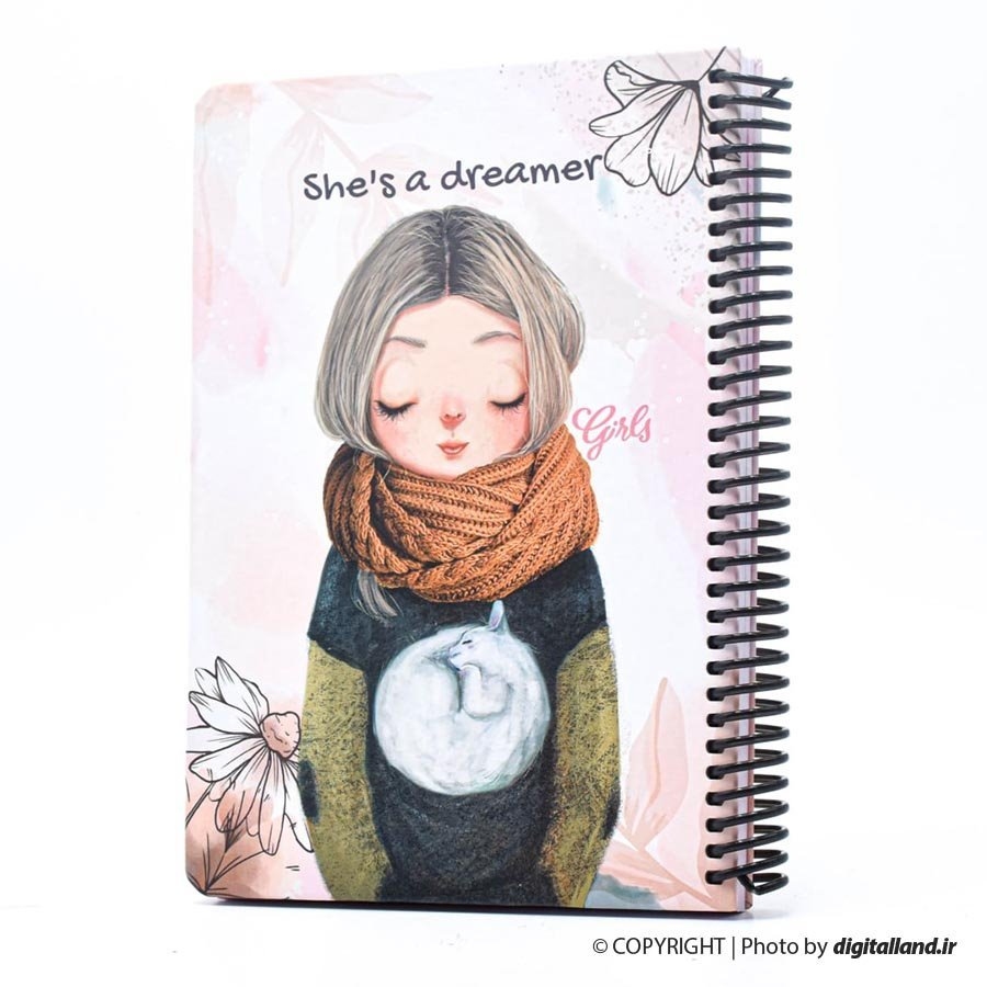 تصویر دفتر دات نوت Girls A5