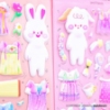 تصویر استیکر برجسته فانتزی Shan Le Rabbit B