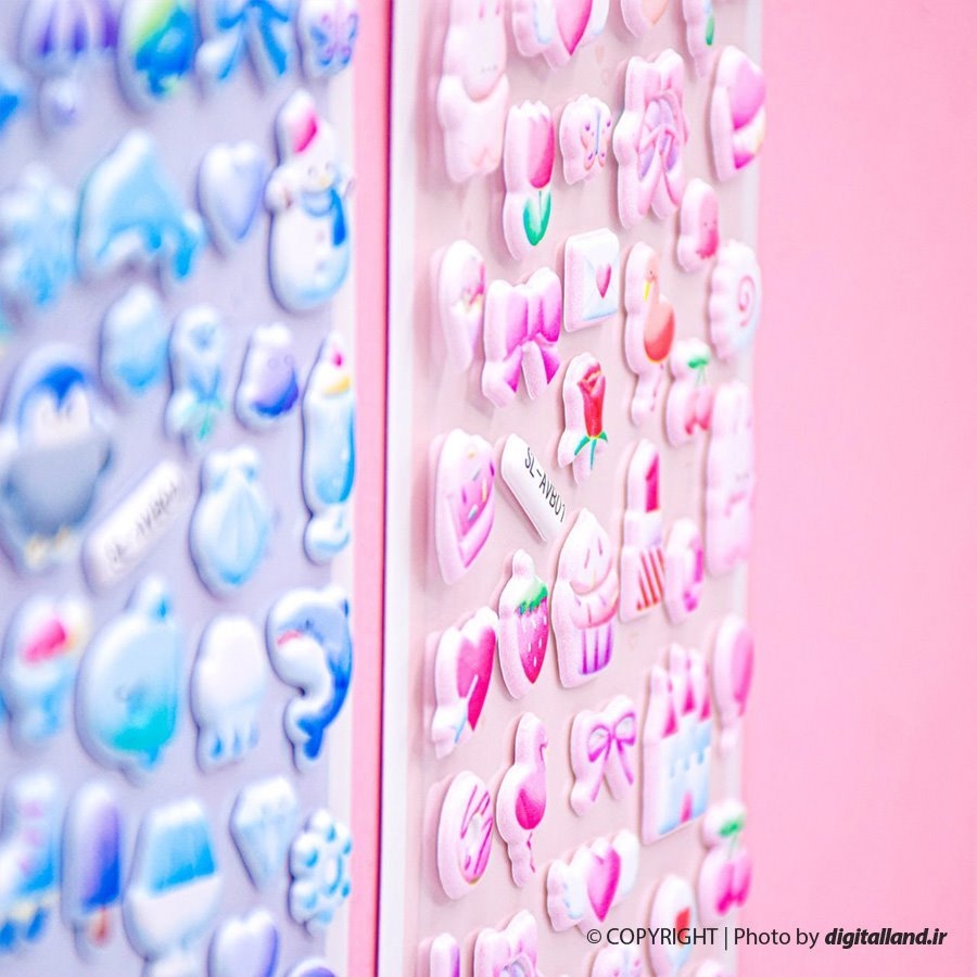 تصویر استیکر برجسته فانتزی Puffy Icon Seal