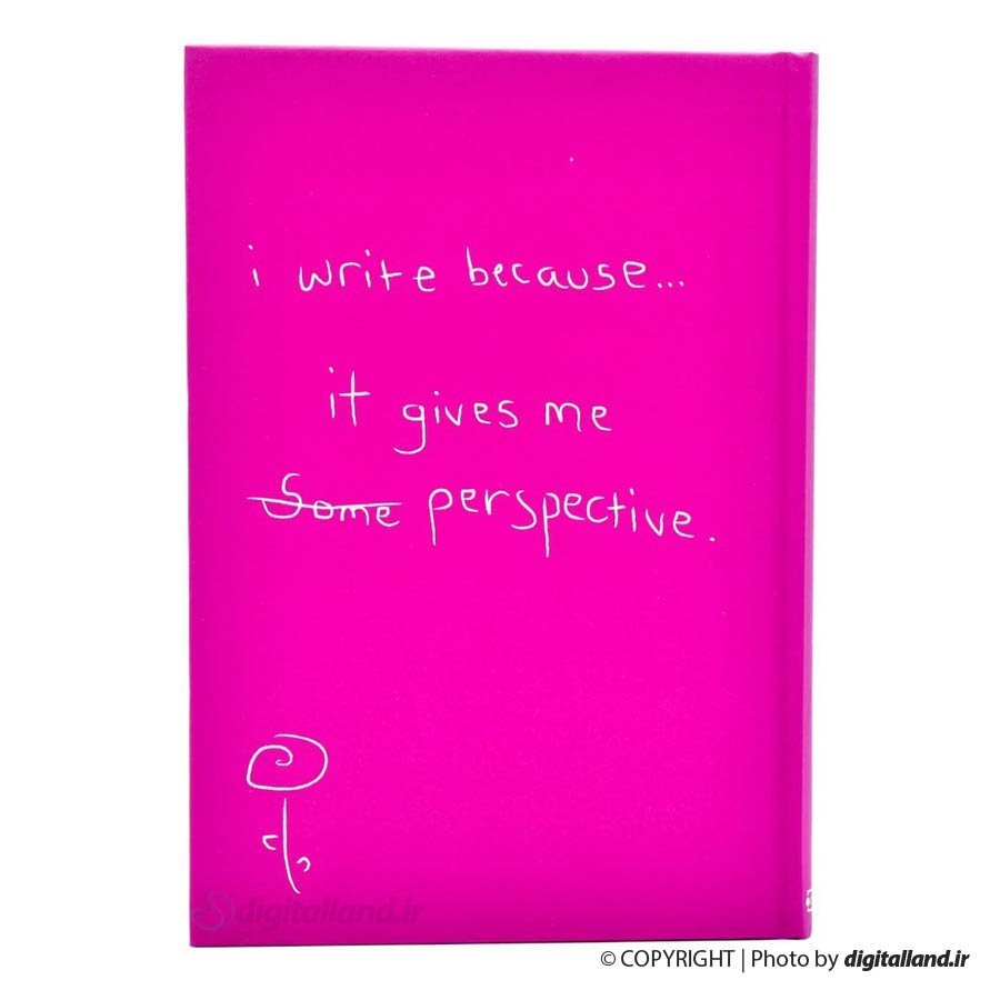تصویر دفتر دات نوت I Write Because