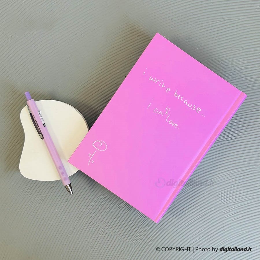 تصویر دفتر دات نوت I Write Because