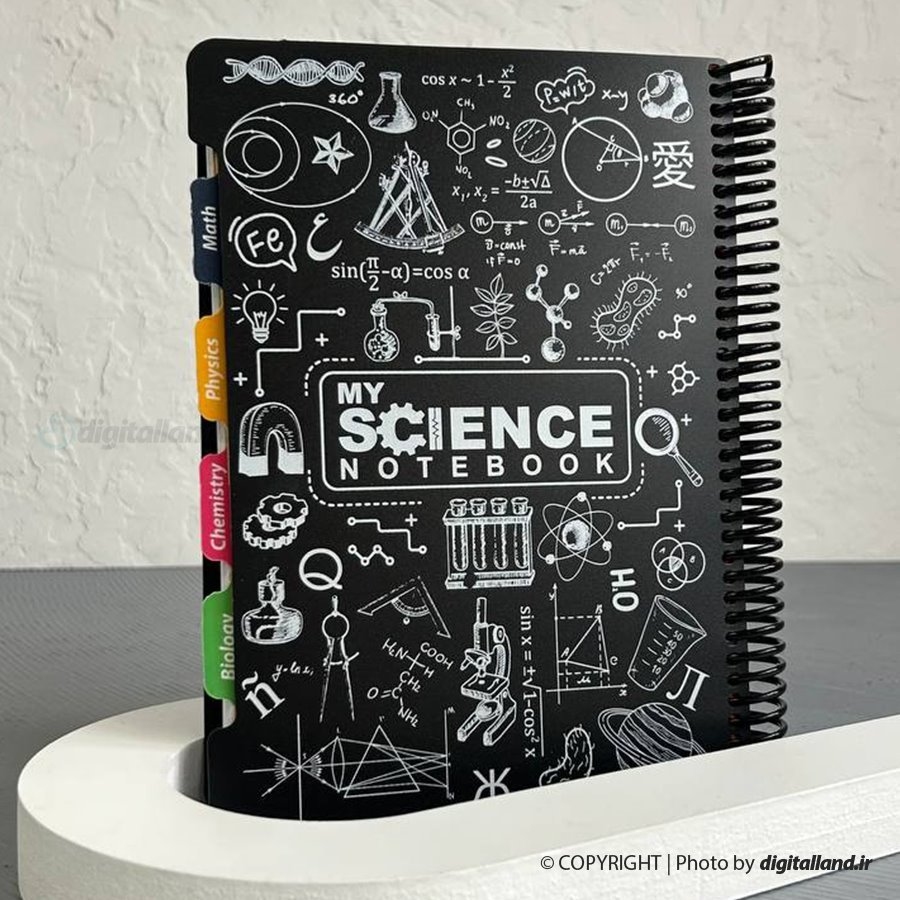 تصویر دفتر فرمول 160 برگ دات نوت My Science