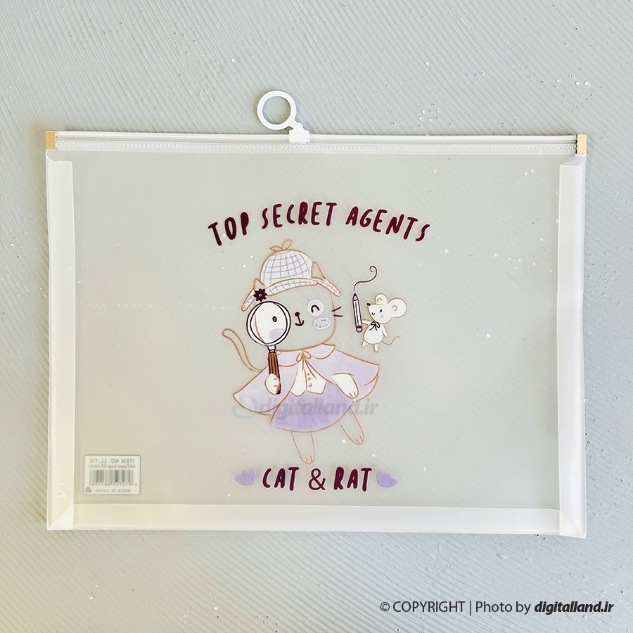تصویر پوشه A4 طرح Cat & Rat