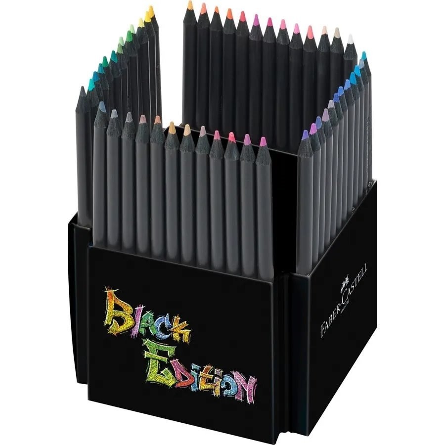تصویر مداد رنگی 50 رنگ فابرکاستل Black Edition 116450