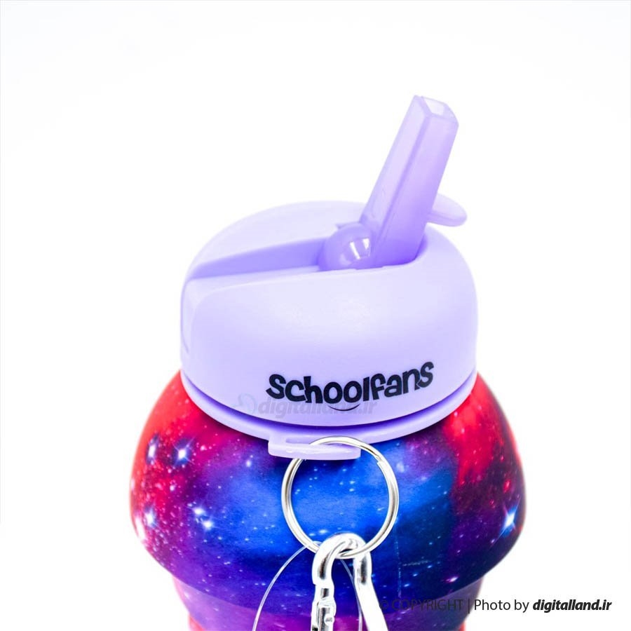 تصویر قمقمه سیلیکونی تاشو کهکشان Schoolfans FA9307
