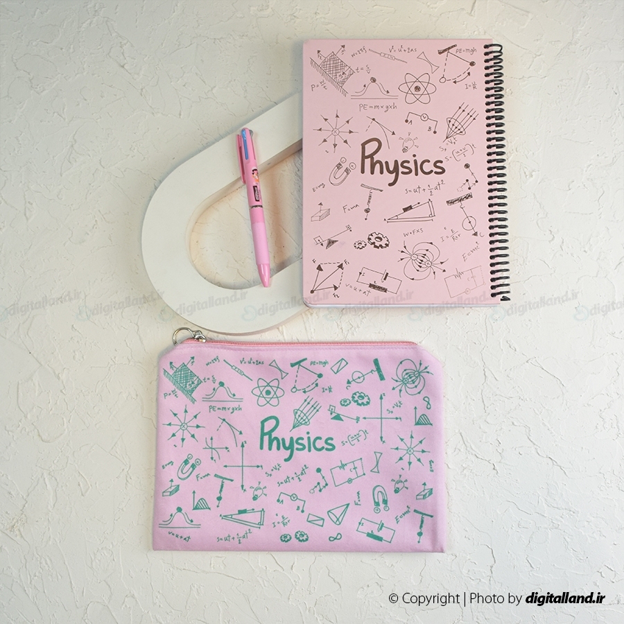 تصویر پوشه پارچه ای دات نوت Science A5