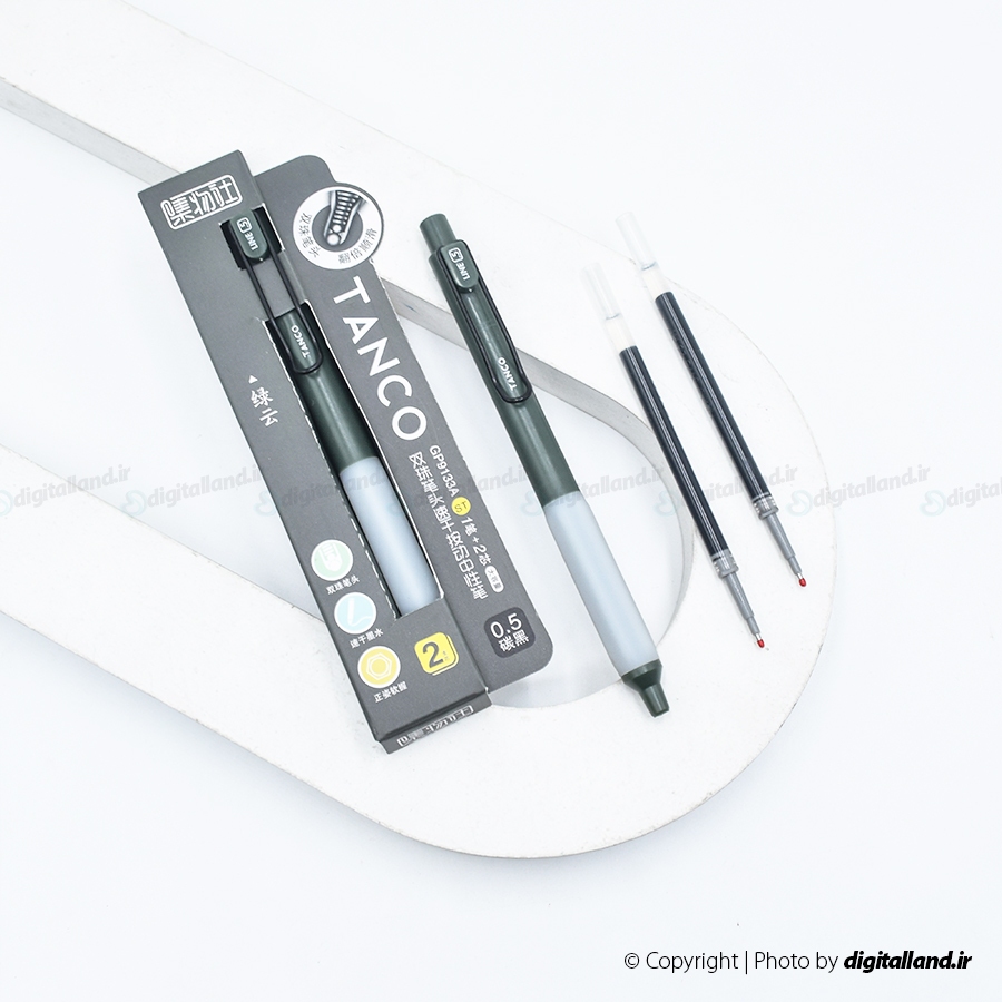 تصویر بلیستر روان نویس Tanco GP9133A همراه با جوهر یدک