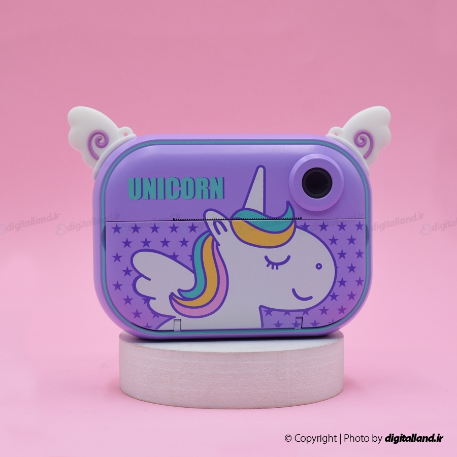تصویر دوربین عکاسی چاپ فوری یونیکورن Kids camera
