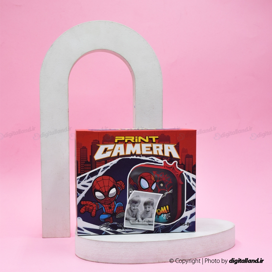 تصویر دوربین عکاسی چاپ سریع اسپایدرمن Print Camera