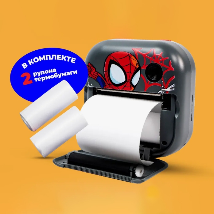 تصویر دوربین عکاسی چاپ سریع اسپایدرمن Print Camera