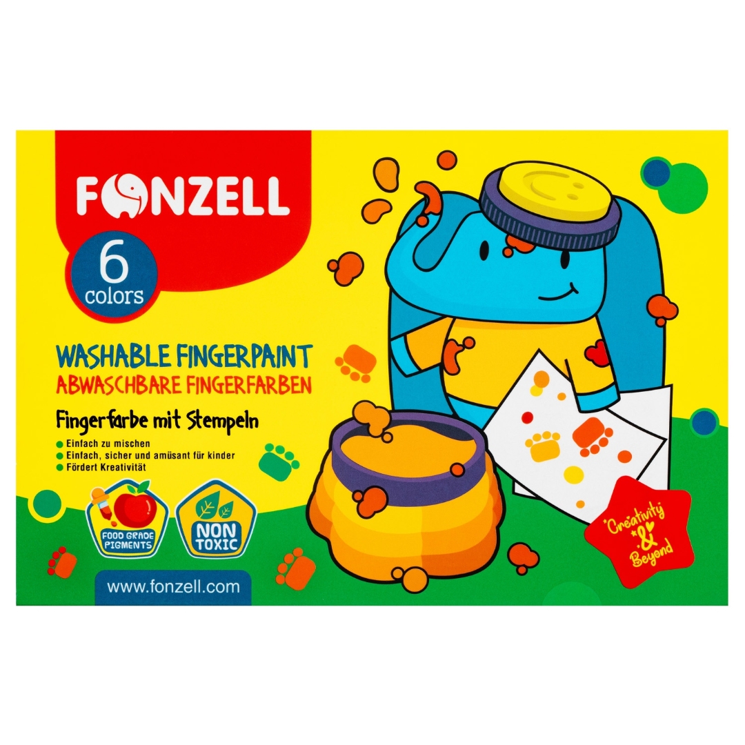 تصویر رنگ انگشتی 6 رنگ Fonzell 685071