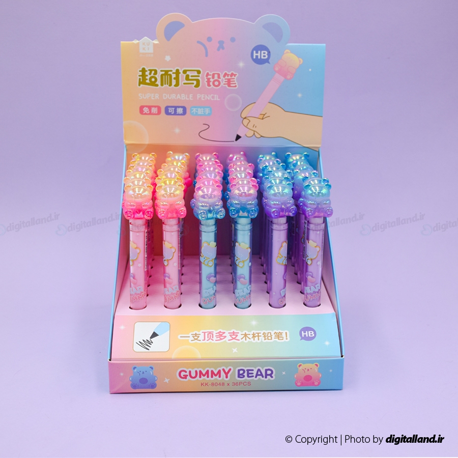 تصویر مداد بی نهایت Gummy Bear KK-8048