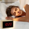 تصویر ساعت دیجیتال رومیزی چوبی 8494