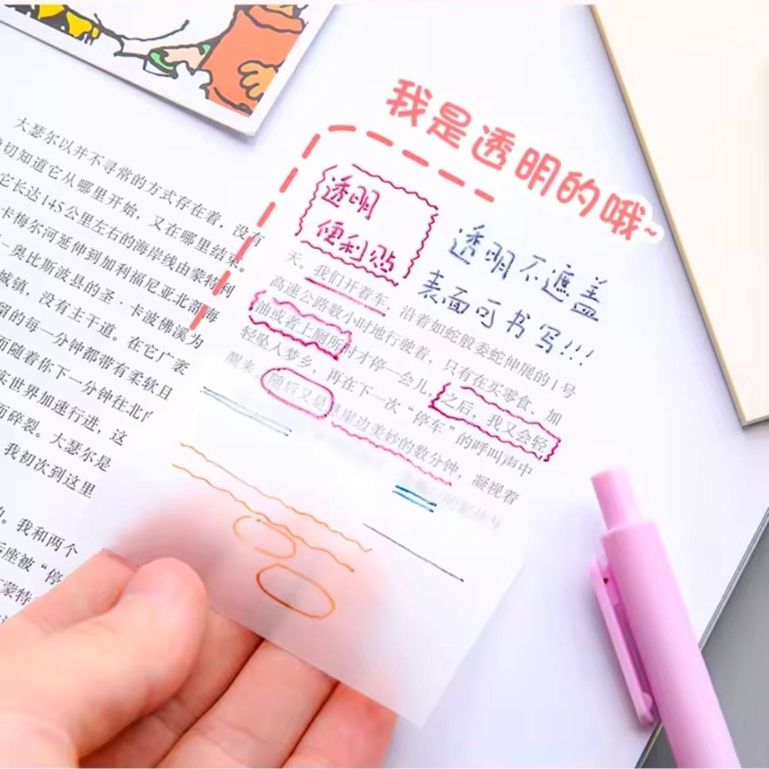 تصویر استیک نوت شفاف Jinxin P75 76x51mm