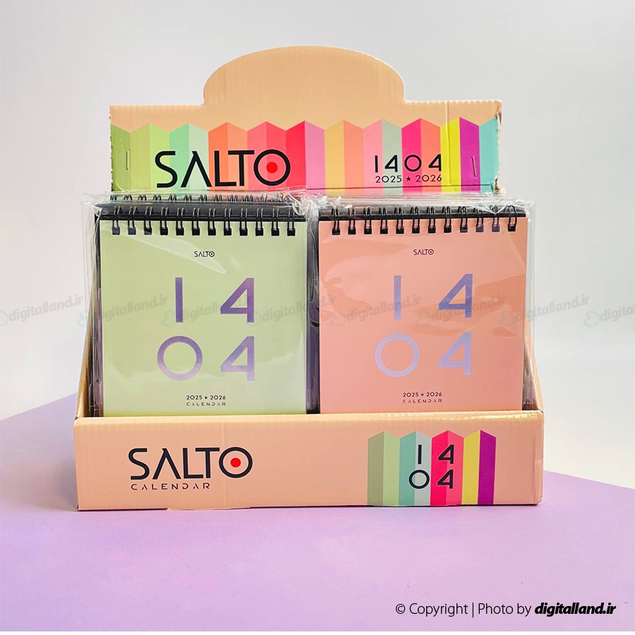تصویر تقویم رومیزی کلاسیک Salto 1404
