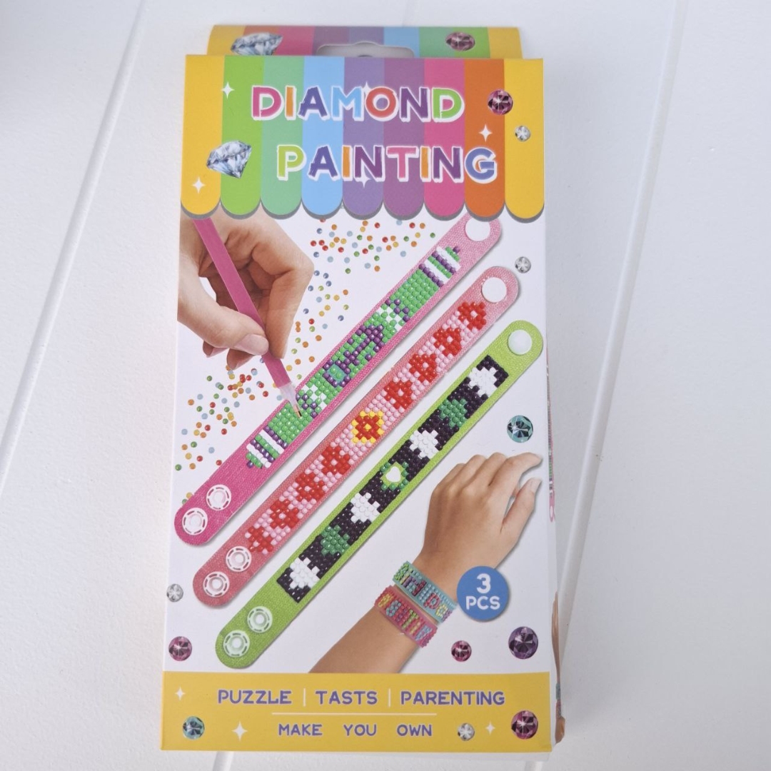 تصویر دستبند سه عددی نقاشی الماسی Diamond Painting